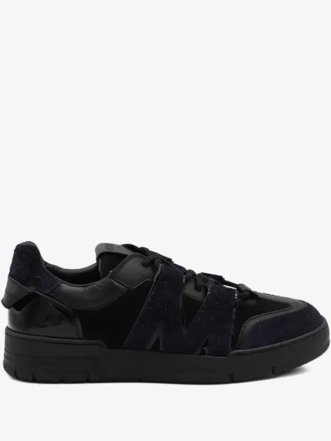 Moschino lace-up suede sneakers