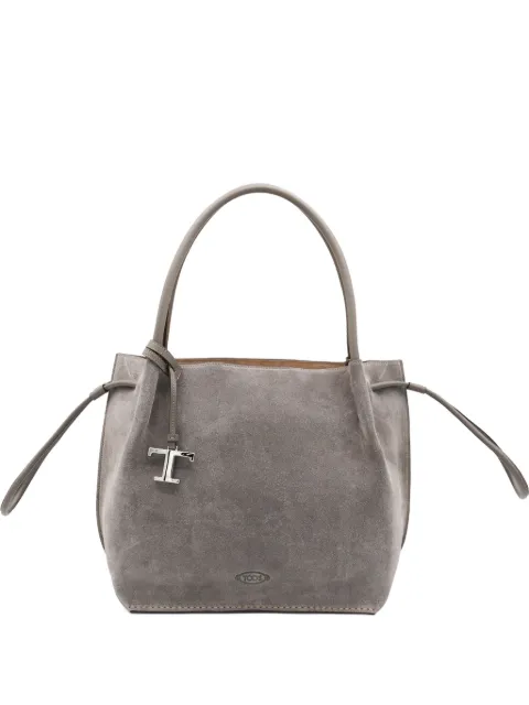 Tod's drawstring suede tote bag