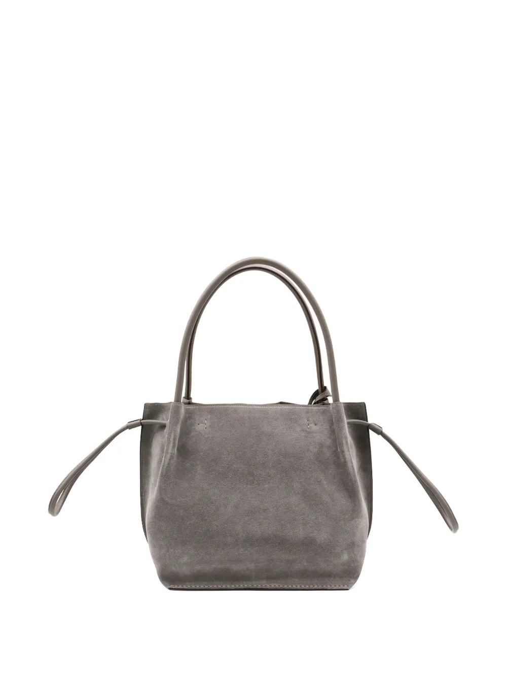 Tod's drawstring suede tote bag Grijs