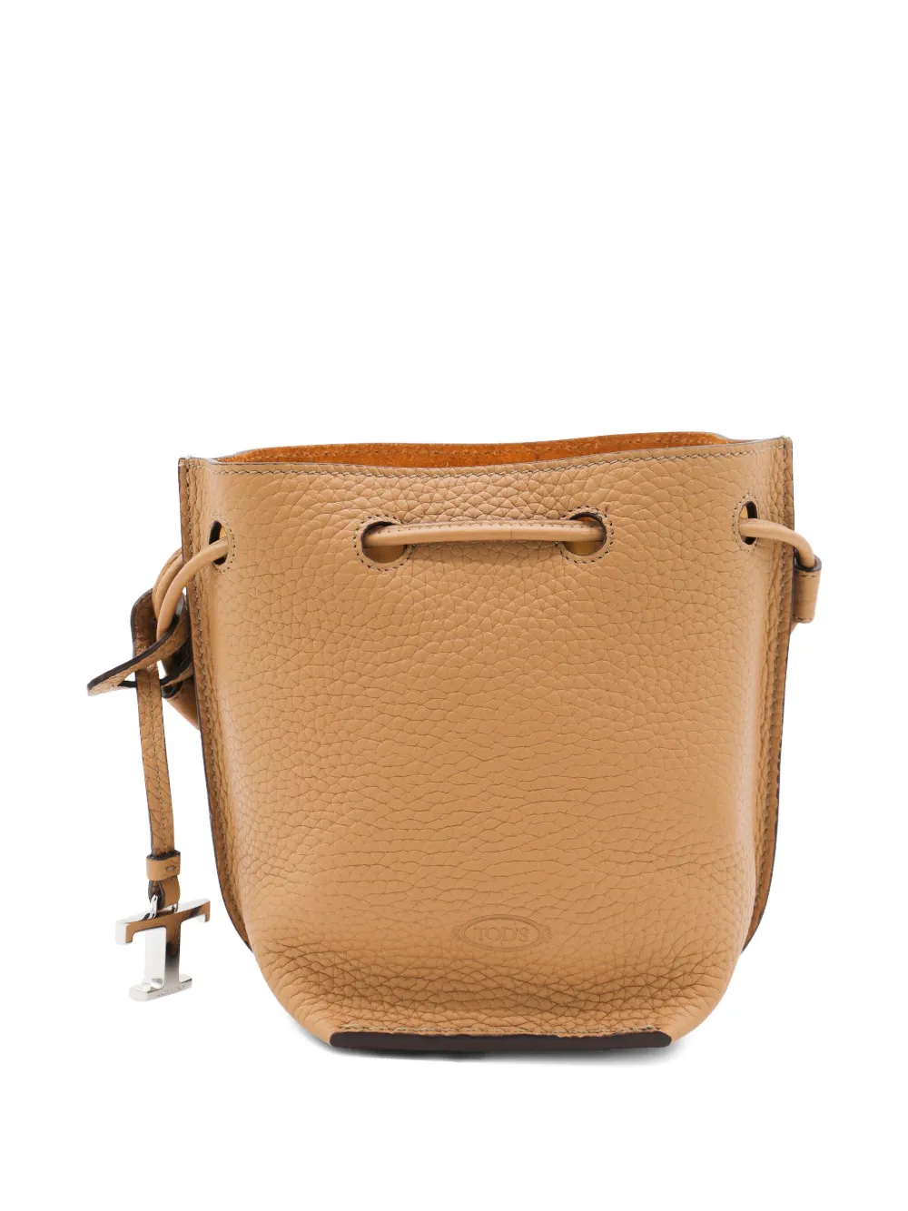 Tod's leather drawstring bucket bag Bruin