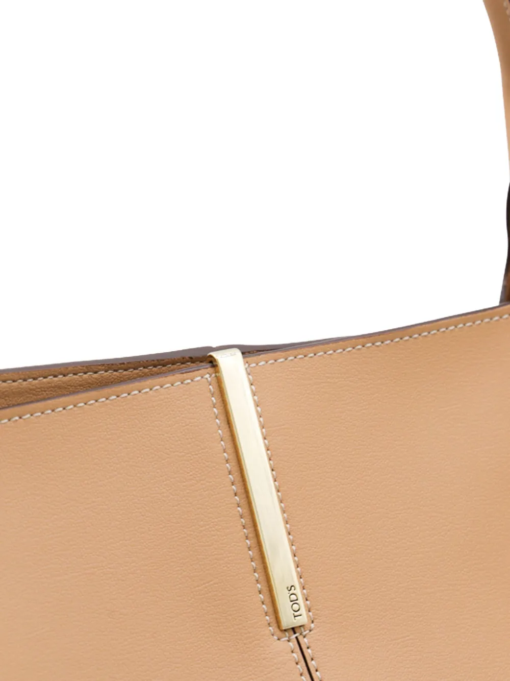 Tod's medium leather tote bag Bruin