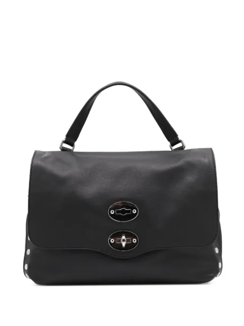 Zanellato small Postina stud-embellished flap tote bag
