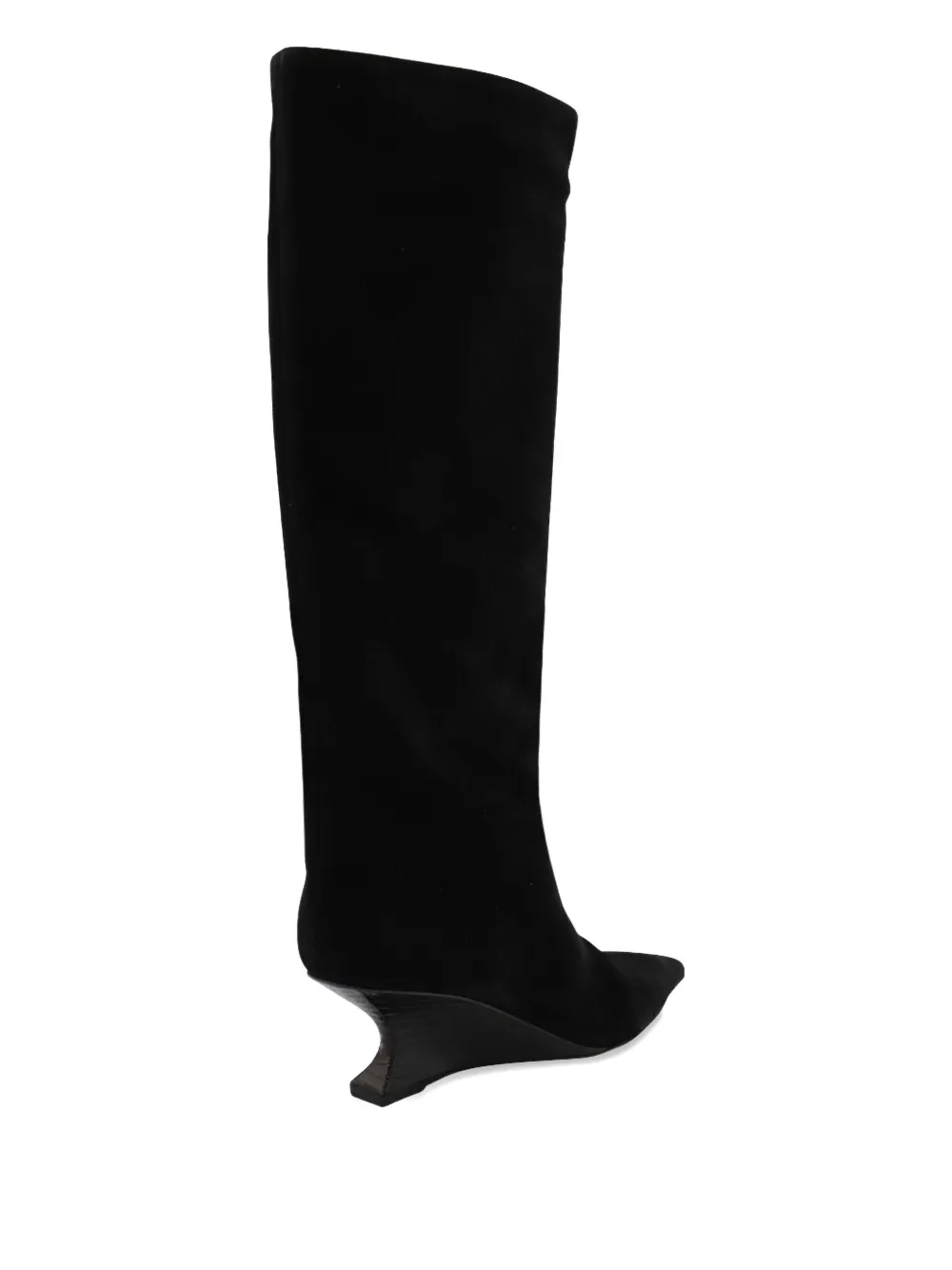 Paris Texas 50mm Nina Sculpted-heel Knee-high Boots In Black