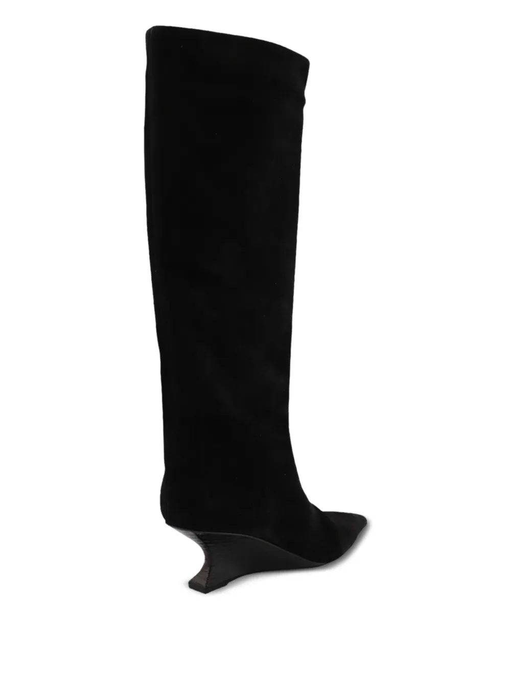 Paris Texas 50mm Nina sculpted-heel knee-high boots Black