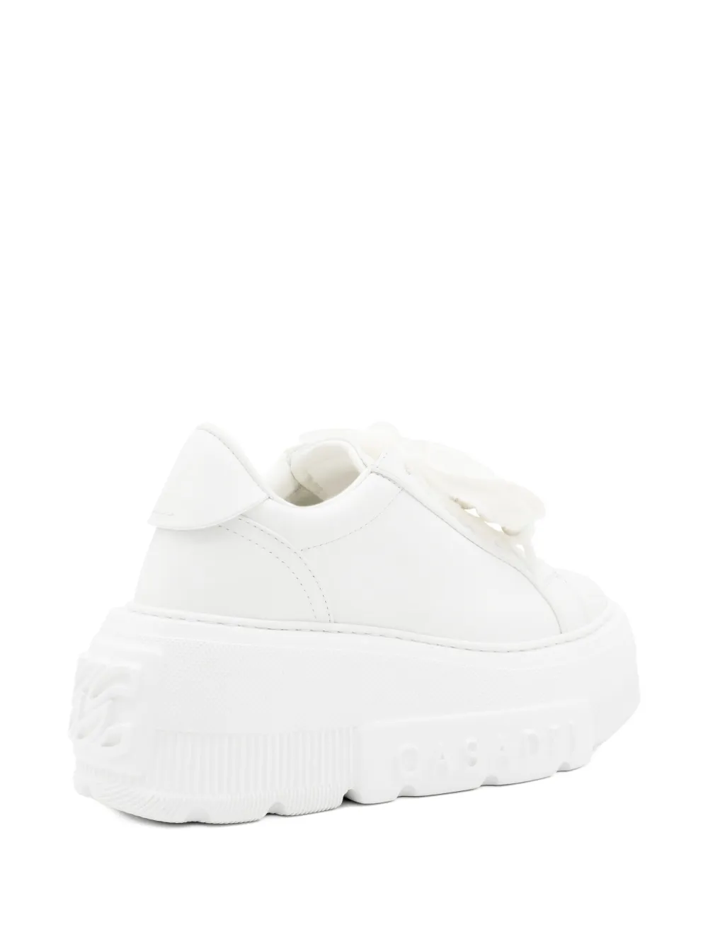 Casadei pearl-embellishment sneakers White