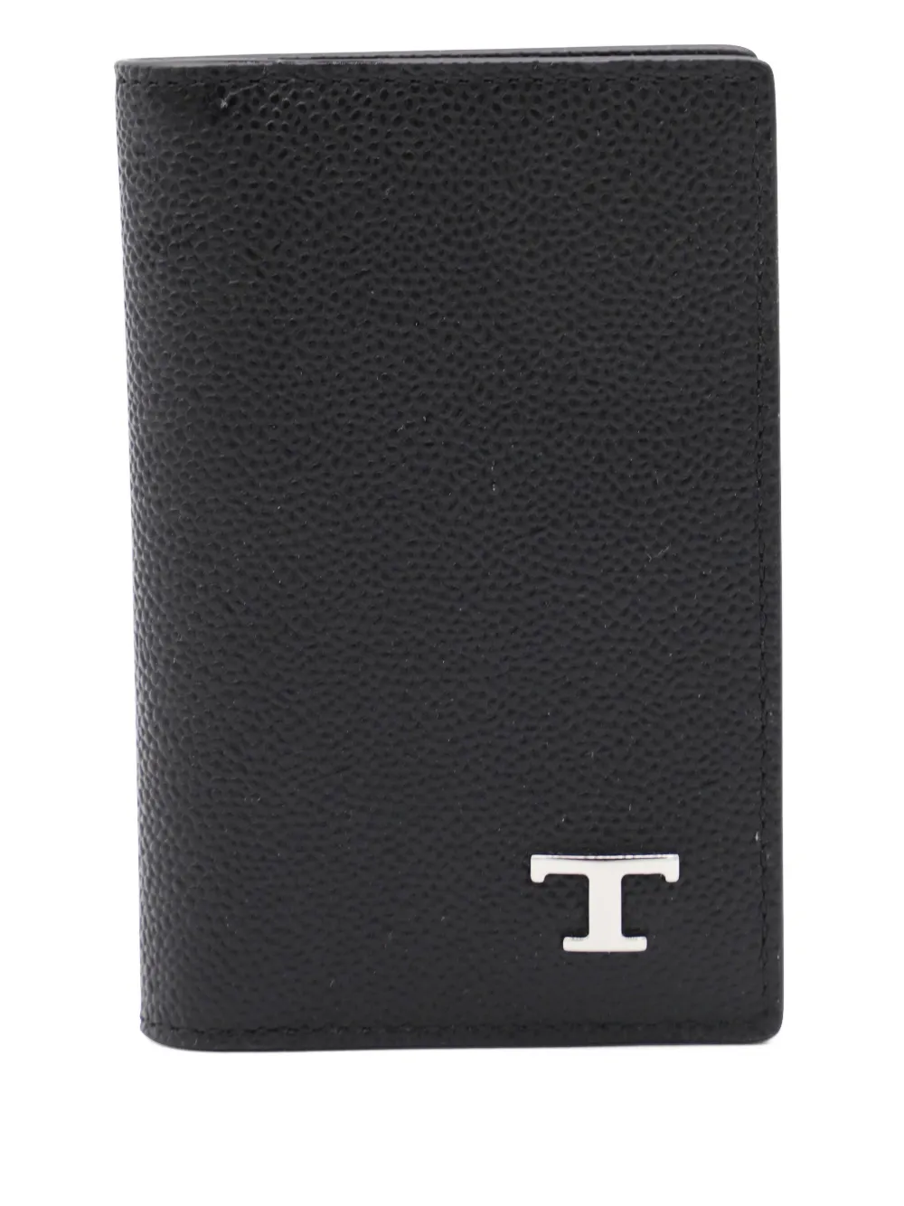 Tod's logo leather cardholder Zwart