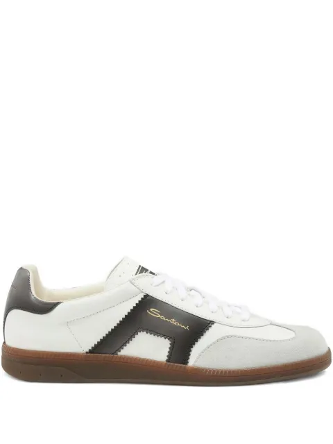 Santoni tenis de piel