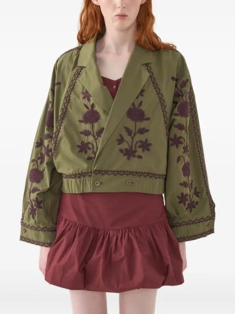 Antik Batik Jaqueta Winna com bordado floral