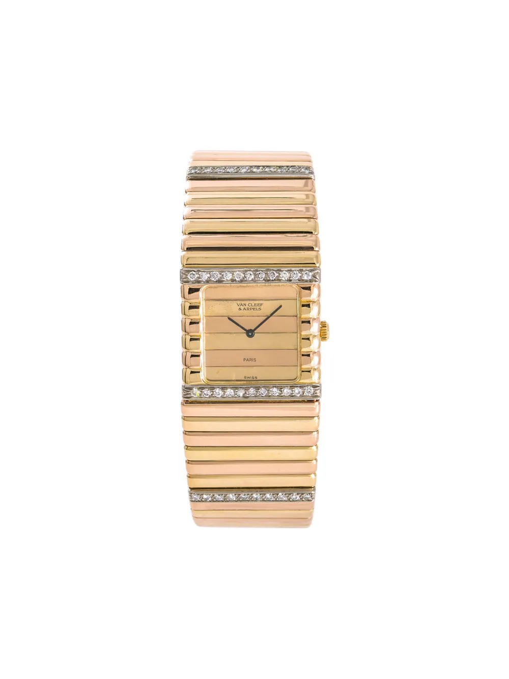 Van Cleef & Arpels Pre-Owned クォーツ 25mm - ゴールドトーン Van Cleef & Arpels Pre-Owned クォーツ 25mm - ゴールドトーン