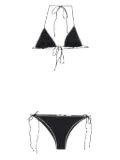 Oséree ribbed bikini - Black