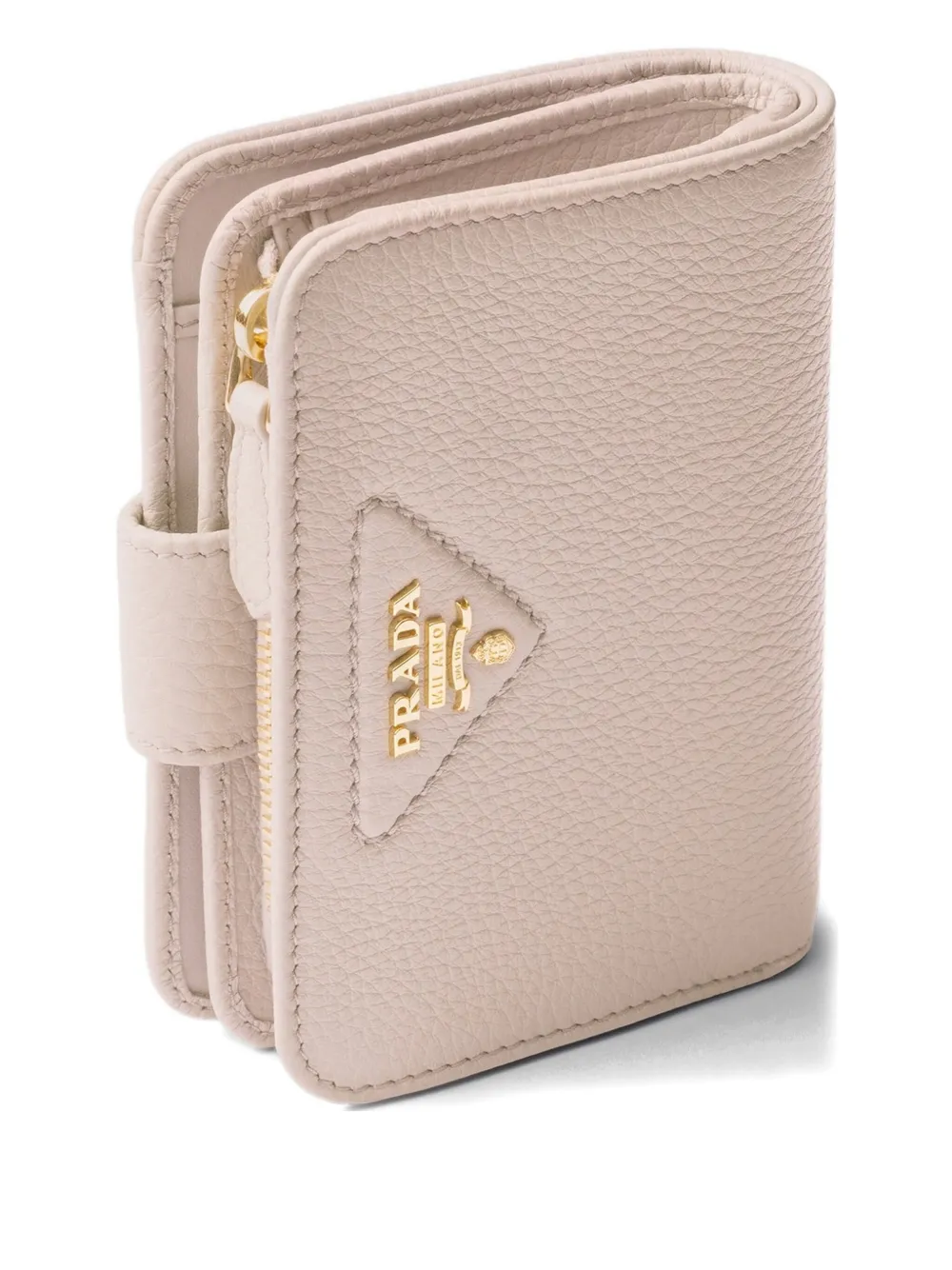 Prada leather snap-closure wallet - ピンク Prada leather snap-closure wallet - ピンク