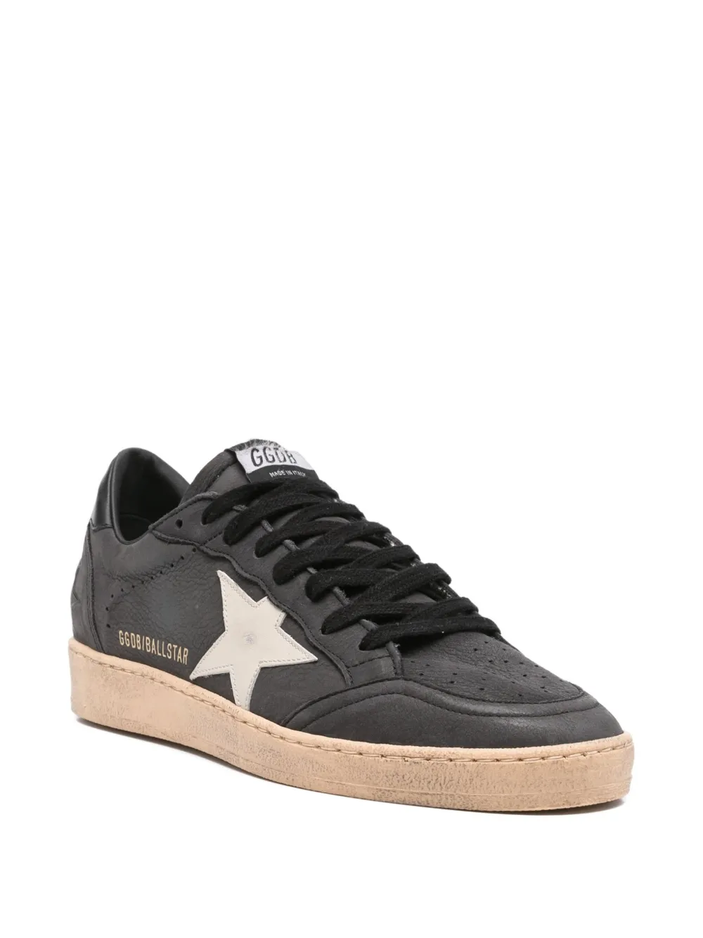 Golden Goose Ball Star leather sneakers Black