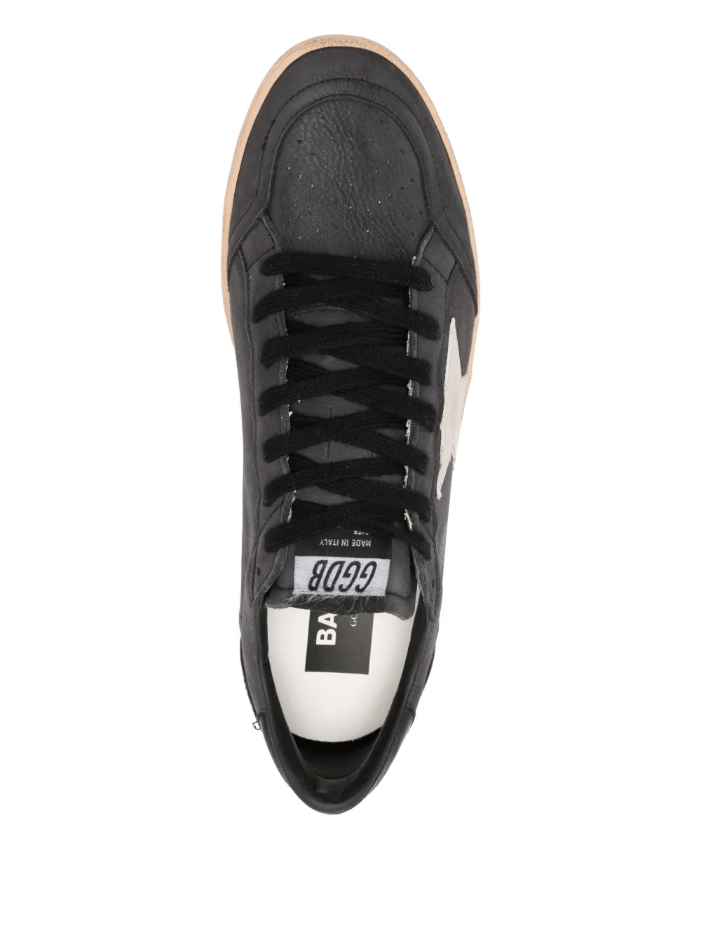 Golden Goose Ball Star leather sneakers Black
