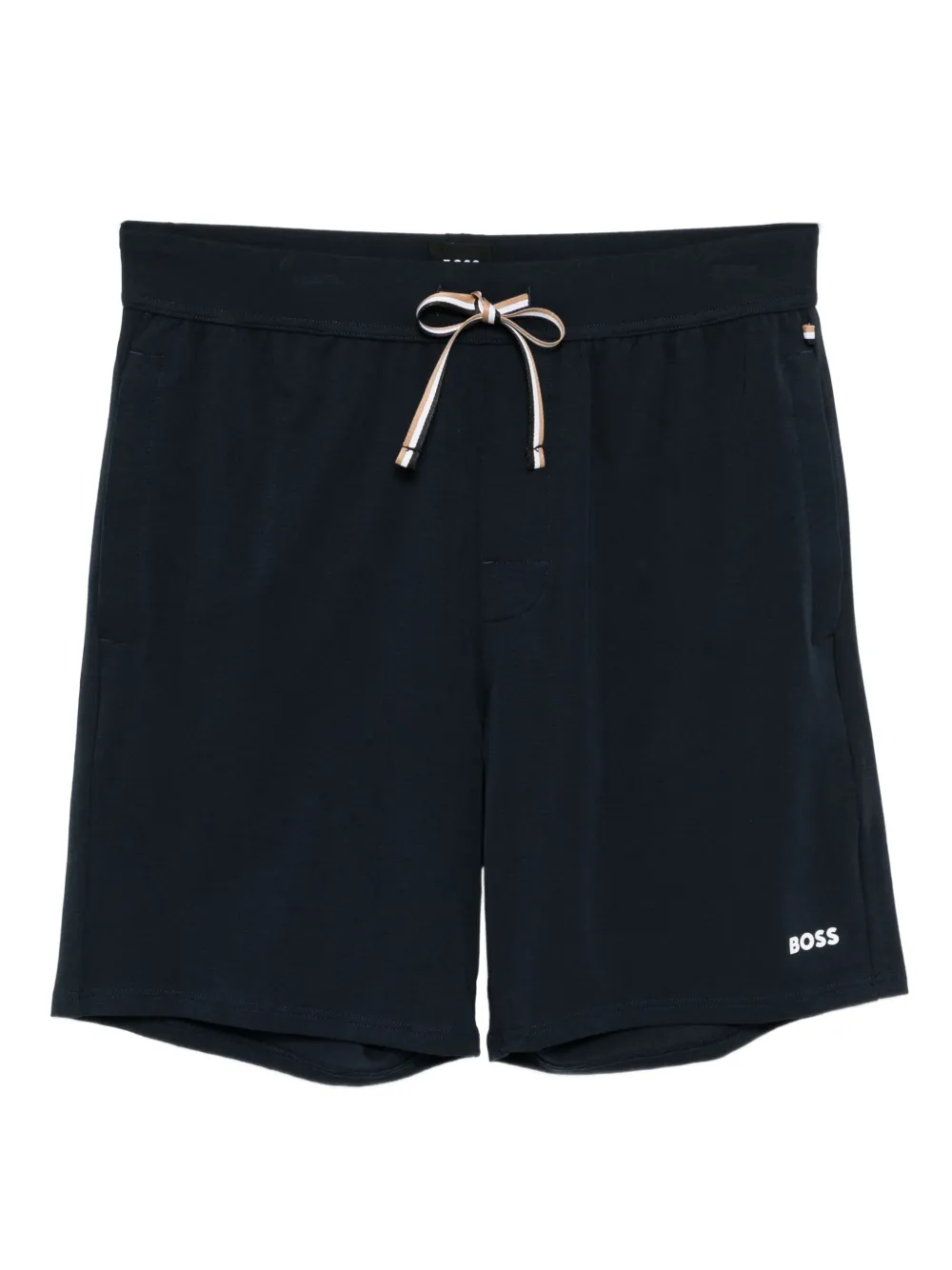 BOSS logo-print pyjama shorts | Blue | Image 1