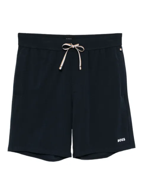 BOSS logo-print pyjama shorts