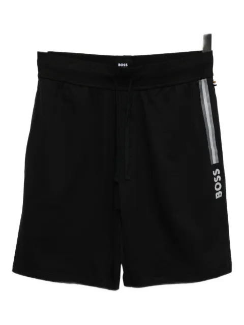BOSS logo-printed shorts