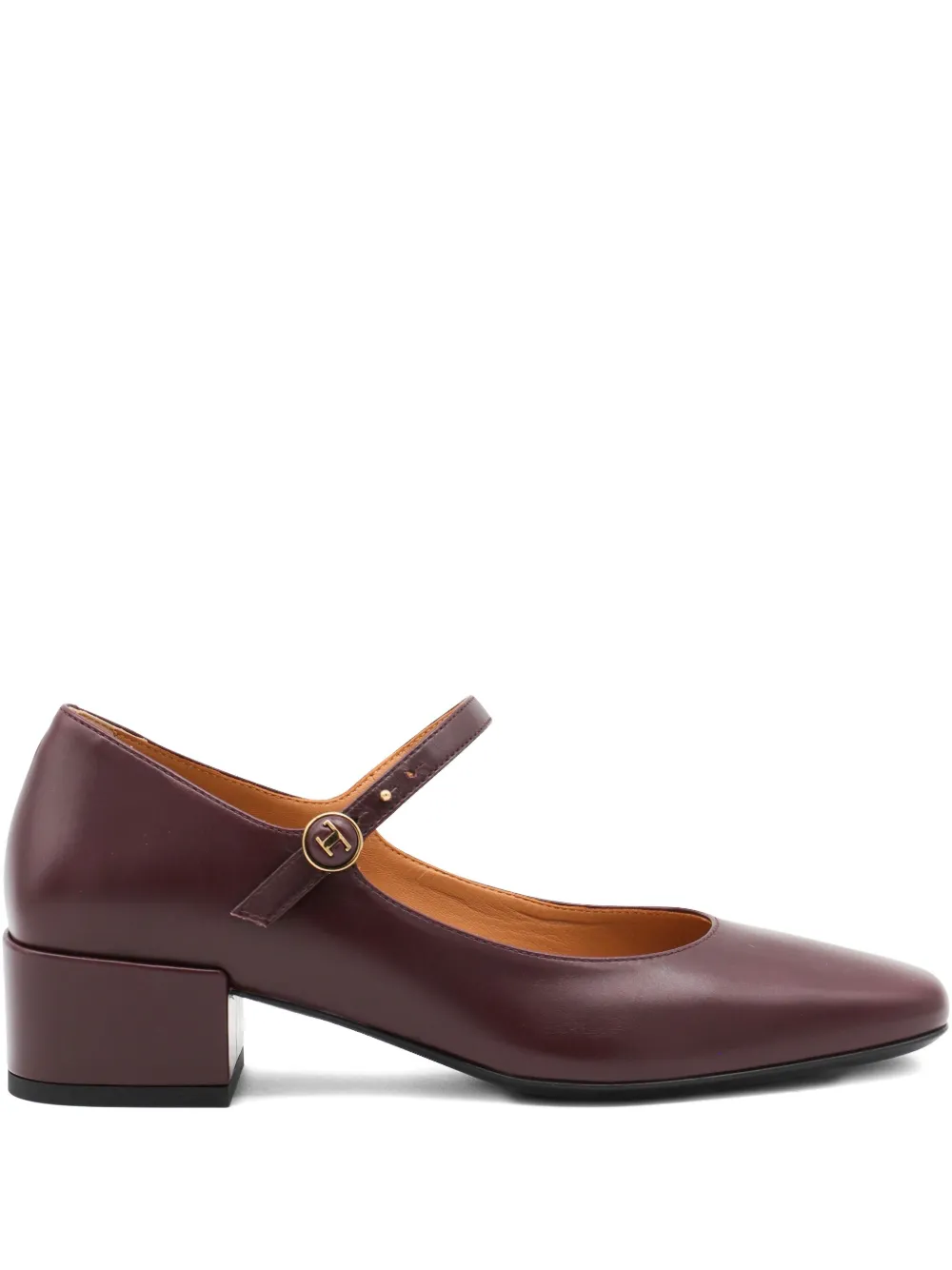 Tod's 35mm Mary Jane block-heel pumps Red