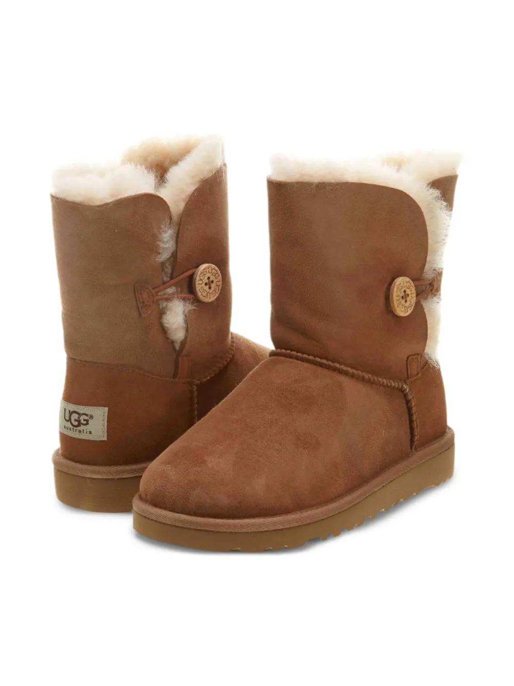 UGG Kids Bailey laarzen met knoopdetail - Bruin