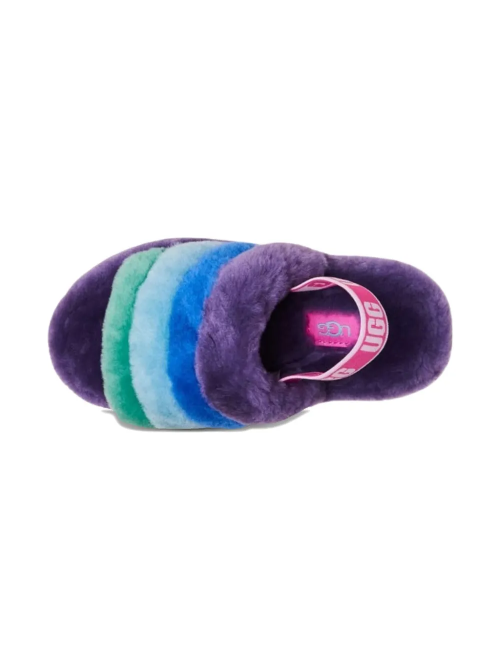 UGG Kids Fluff Yeah Purple slippers - Paars