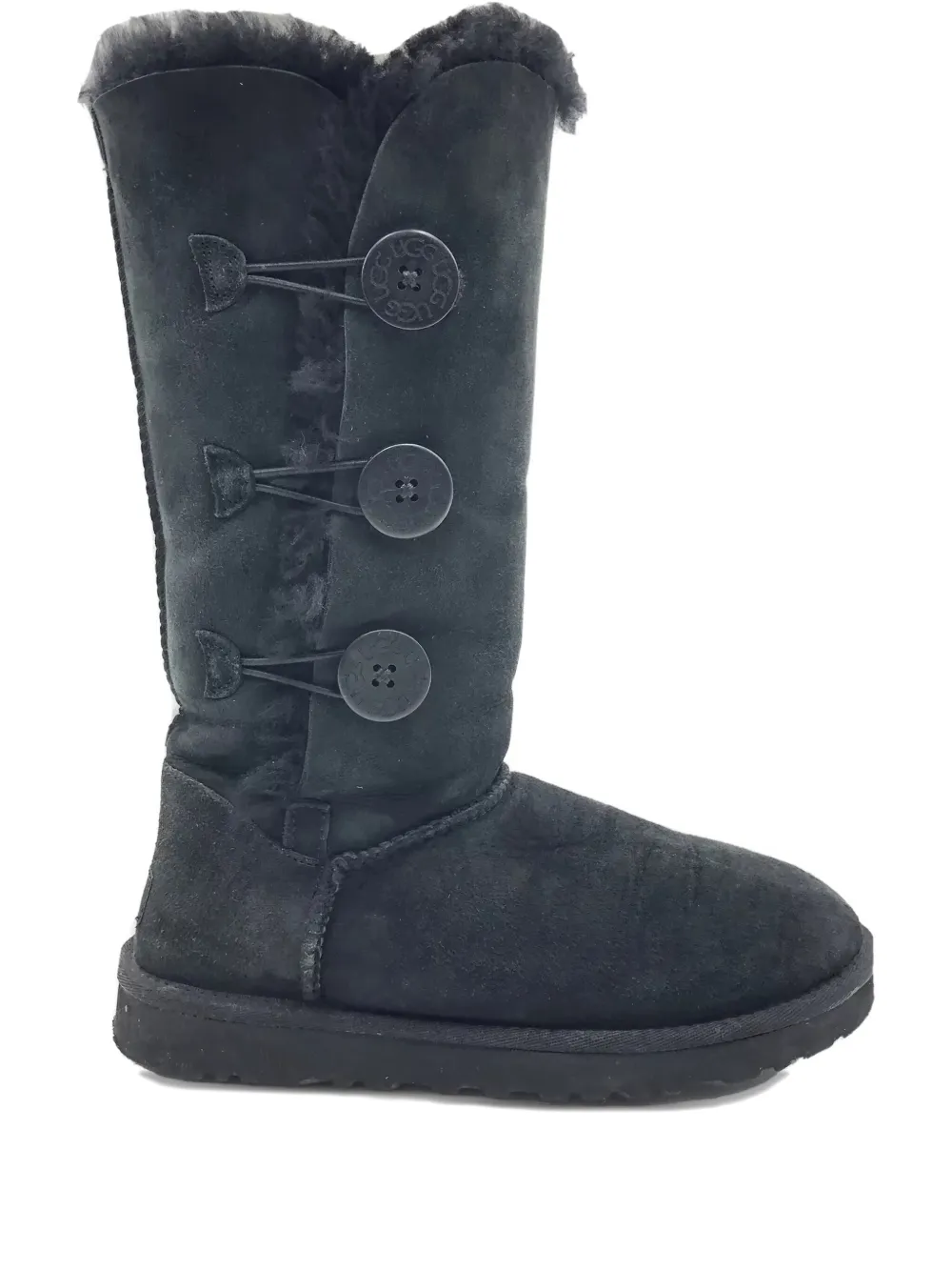 Ugg Bailey Button Triplet Boots In Blue