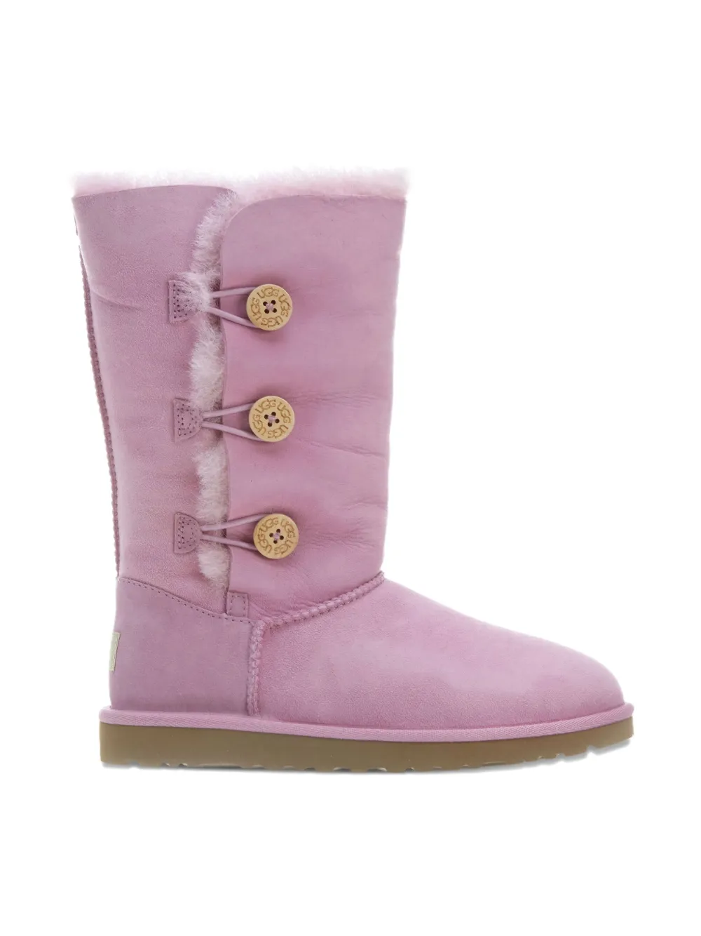 UGG Kids Bailey Button Triplet GS "Rose Quartz" boots Pink