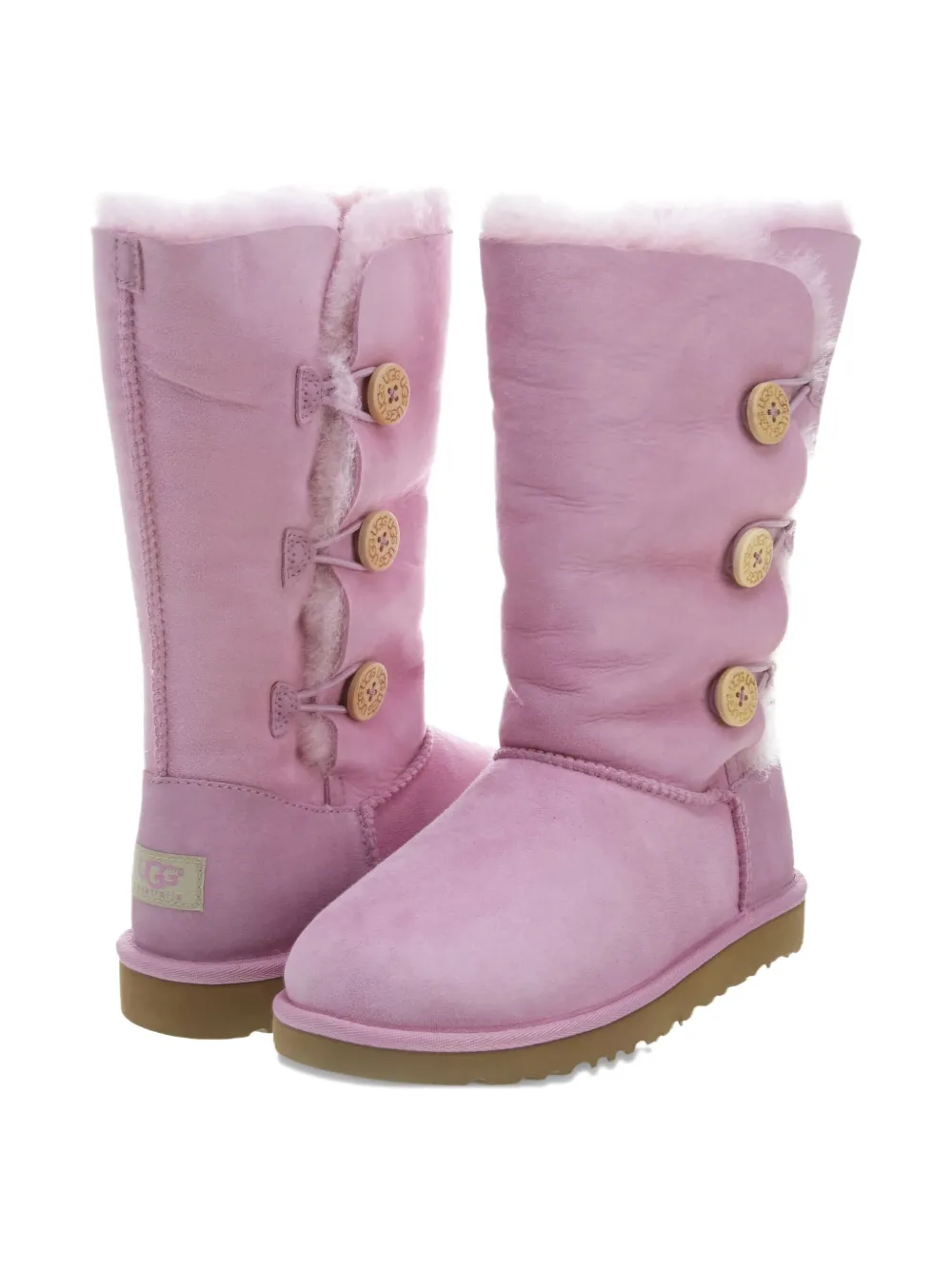 UGG Kids Bailey Button Triplet GS "Rose Quartz" boots Pink