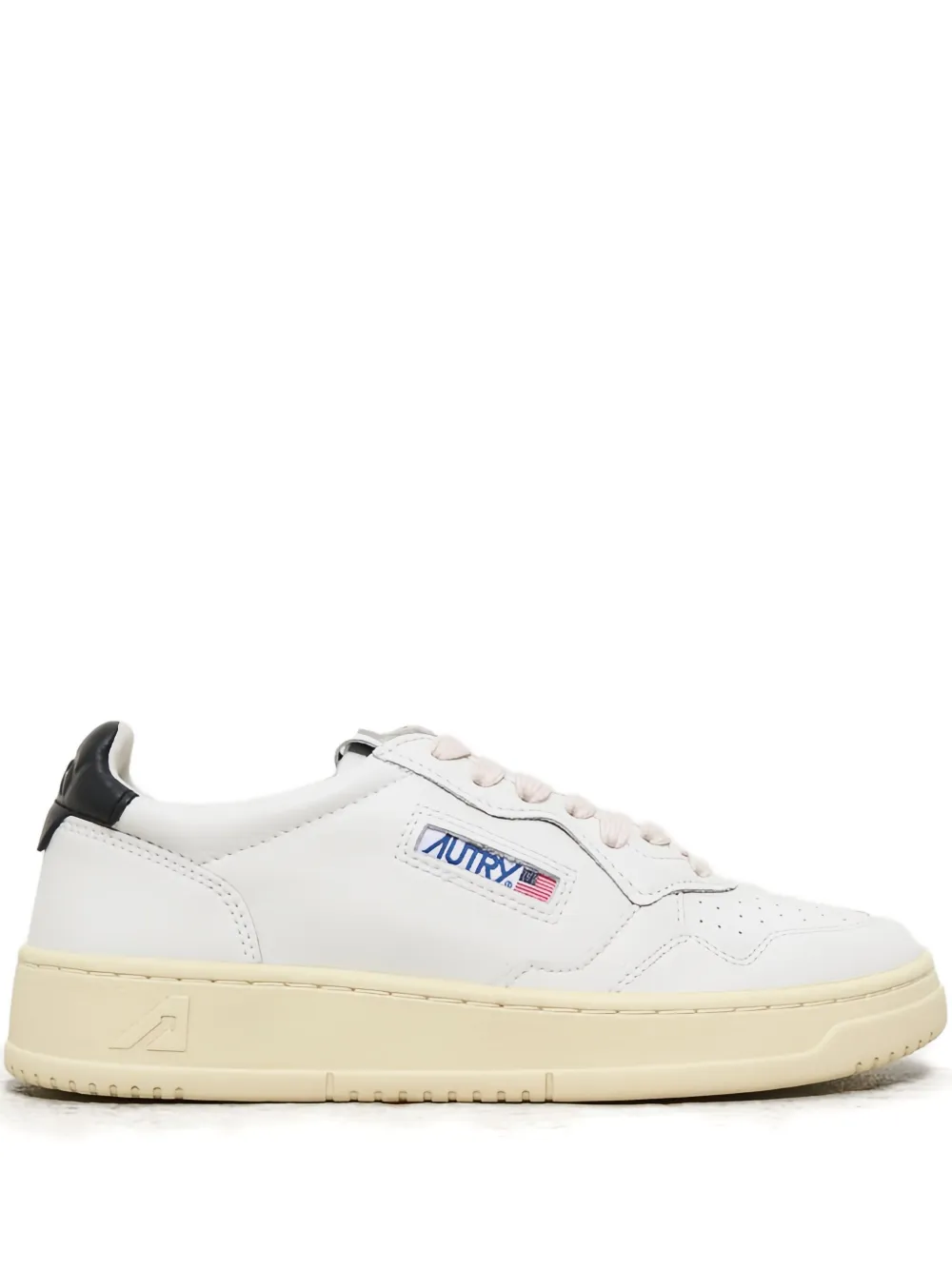 Autry leather-panelled low-top sneakers White