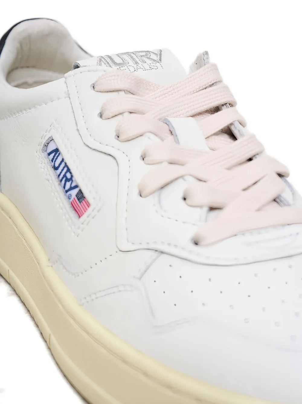 Autry leather-panelled low-top sneakers White