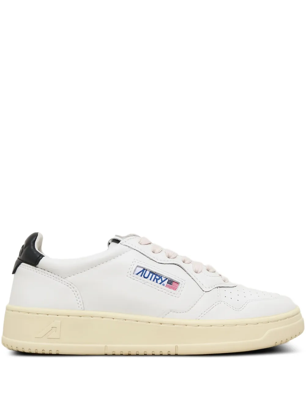 Autry leather-panelled low-top sneakers White