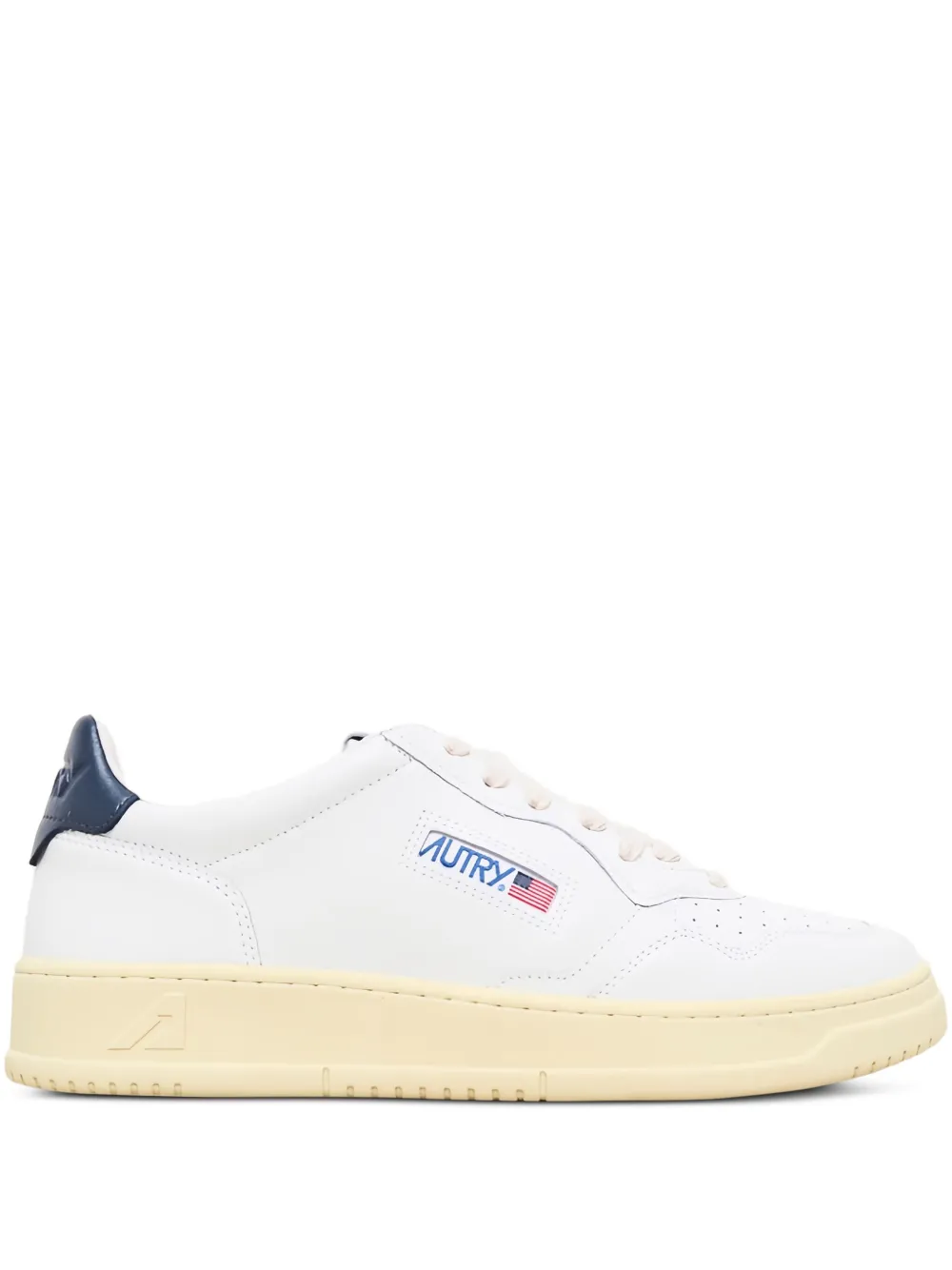 Autry leather-panelled low-top sneakers White
