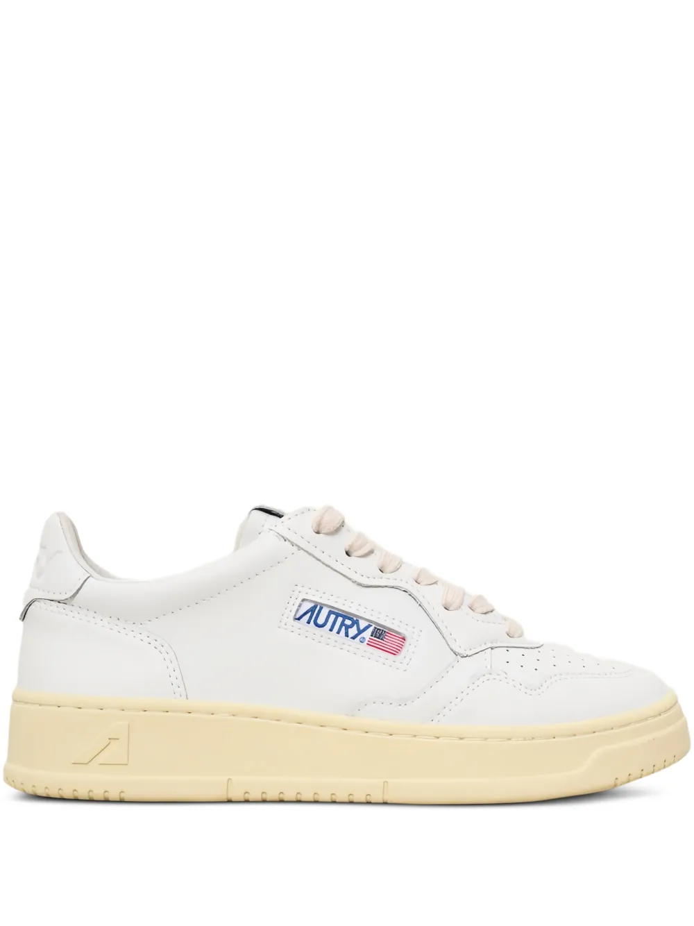 Autry Medalist leather sneakers White