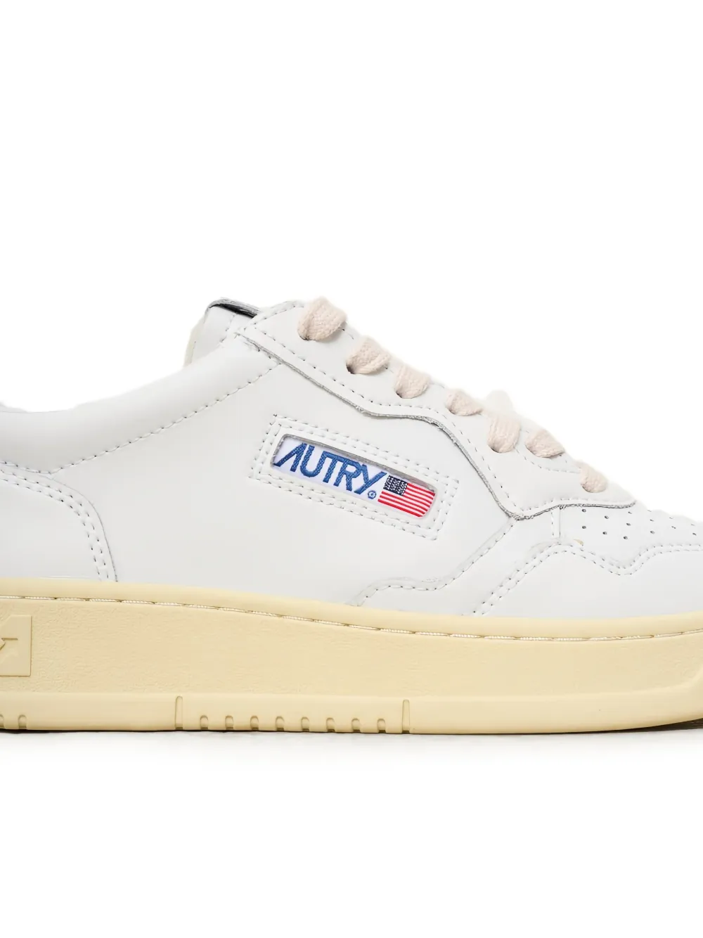 Autry Medalist leather sneakers White