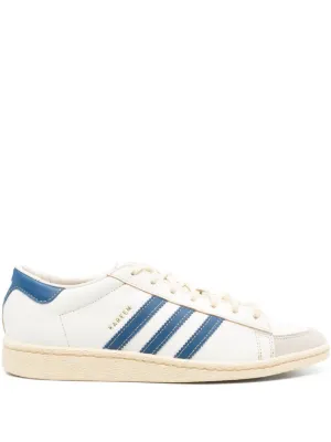 Adidas Training 76 SPZL Leather Sneakers | White | FARFETCH