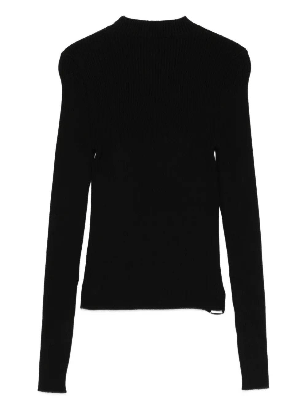 MSGM ribbed logo-detail sweater | Knitted Sweaters | Image 2