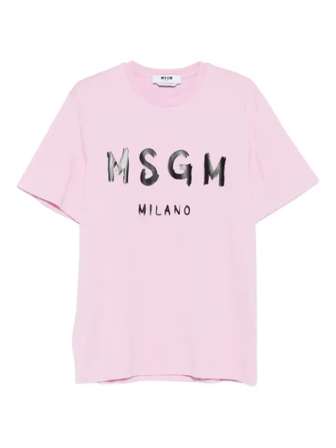 MSGM playera con letras del logo