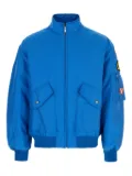 Valentino Garavani patch-pocket bomber jacket - Blue