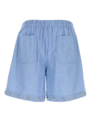 ショートパンツ VALENTINO GARAVANI Toile Iconographe Denim Shorts Valentino Iconographe Denim Toile Shorts | italist