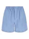 Valentino Garavani stud-embellished denim shorts - Blue