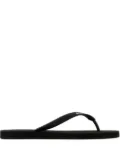 Balenciaga thong logo slides - Black