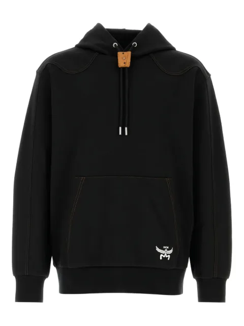 MCM Hoodie mit Kontrastnähten