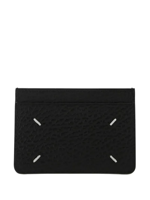 Maison Margiela textured leather card holder