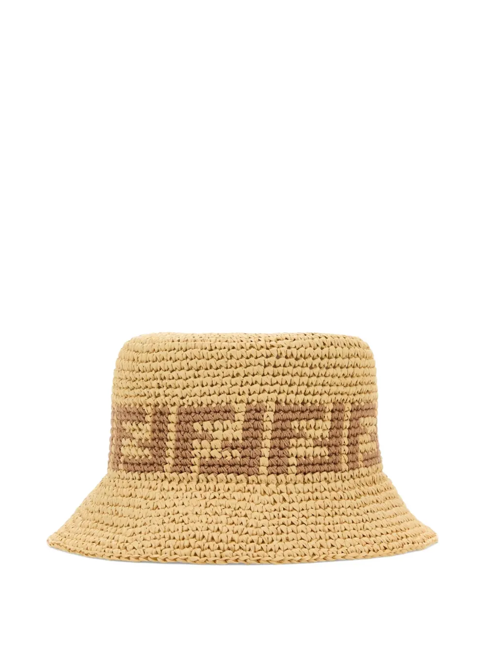 FENDI Raffia vissershoed Beige