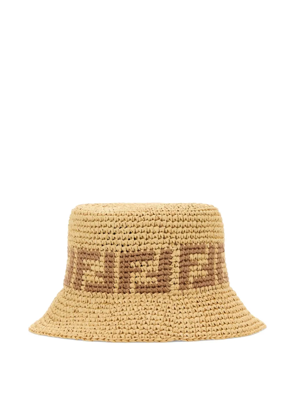 FENDI Raffia vissershoed Beige