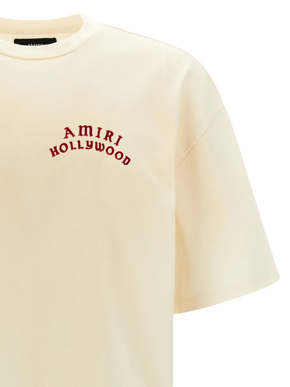 AMIRI T-shirt met logoprint Beige