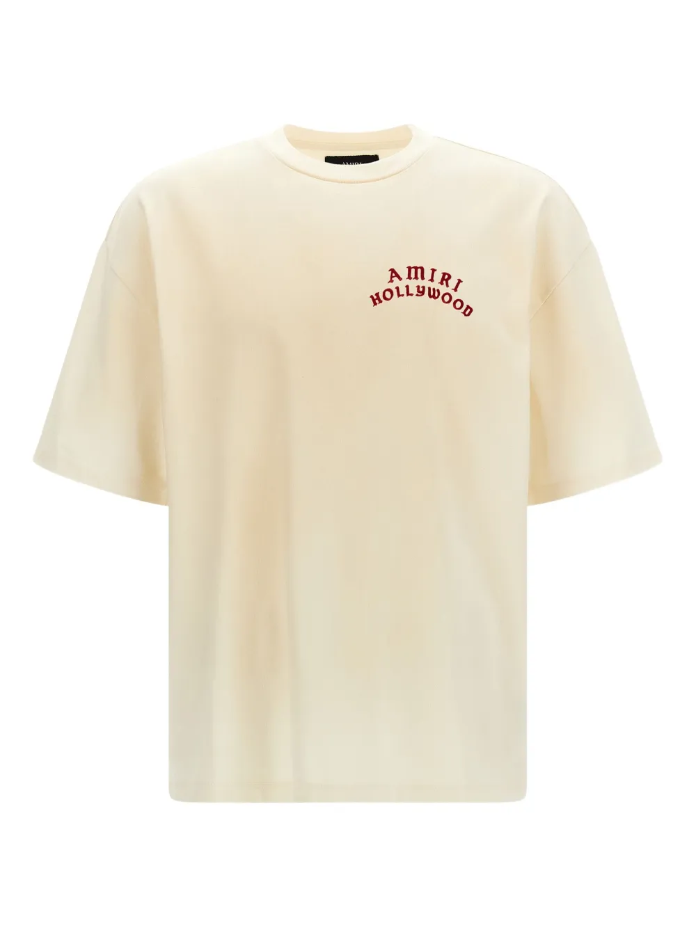 AMIRI T-shirt met logoprint Beige