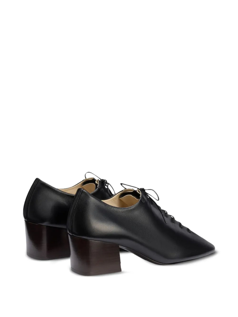 LEMAIRE 55mm Souris lace-up pumps Black