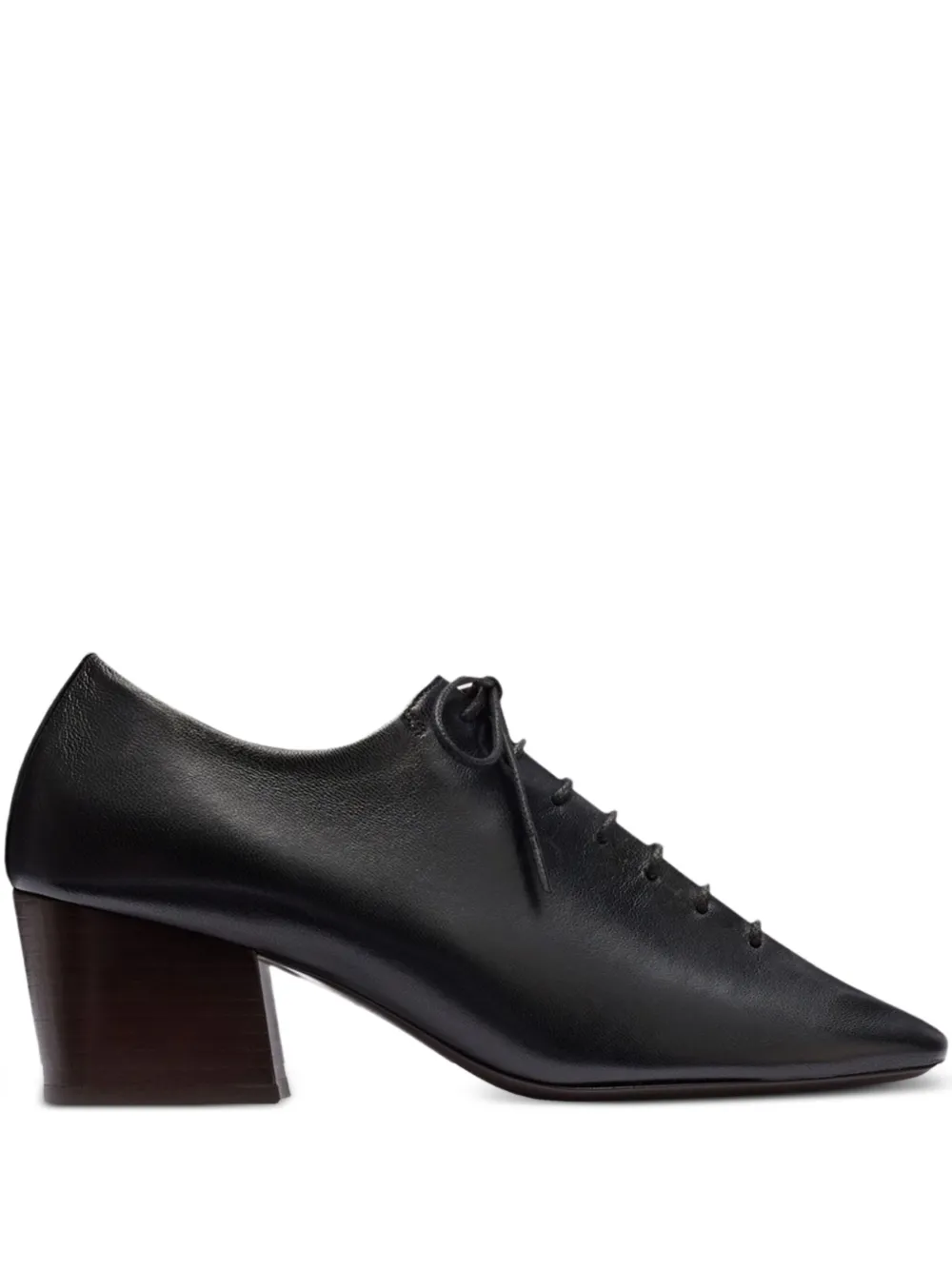 LEMAIRE 55mm Souris lace-up pumps Black