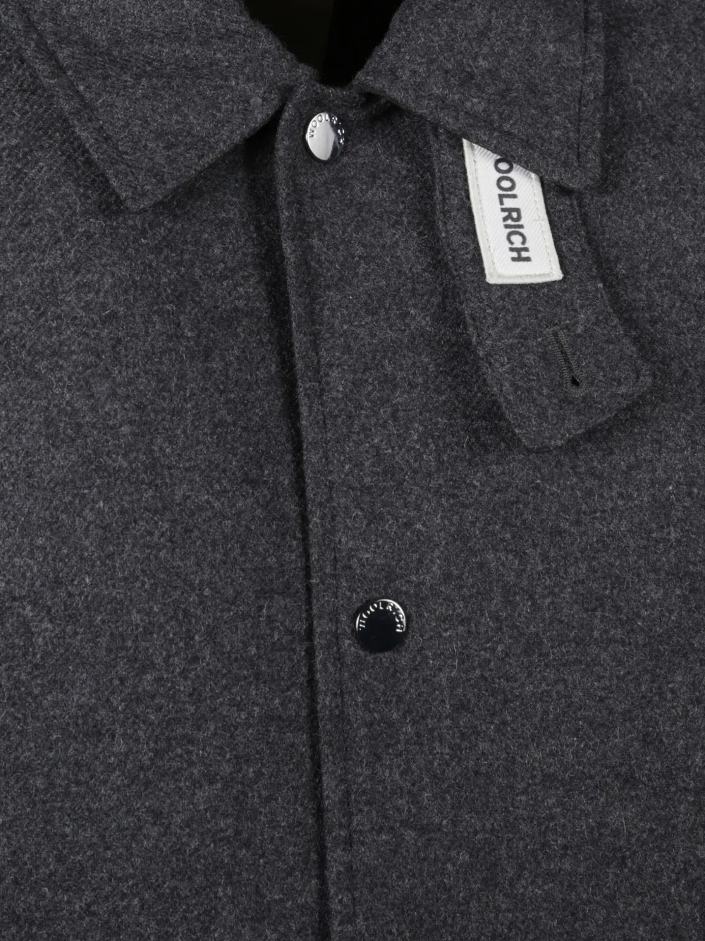 Woolrich Vilten jack met knopen Grijs