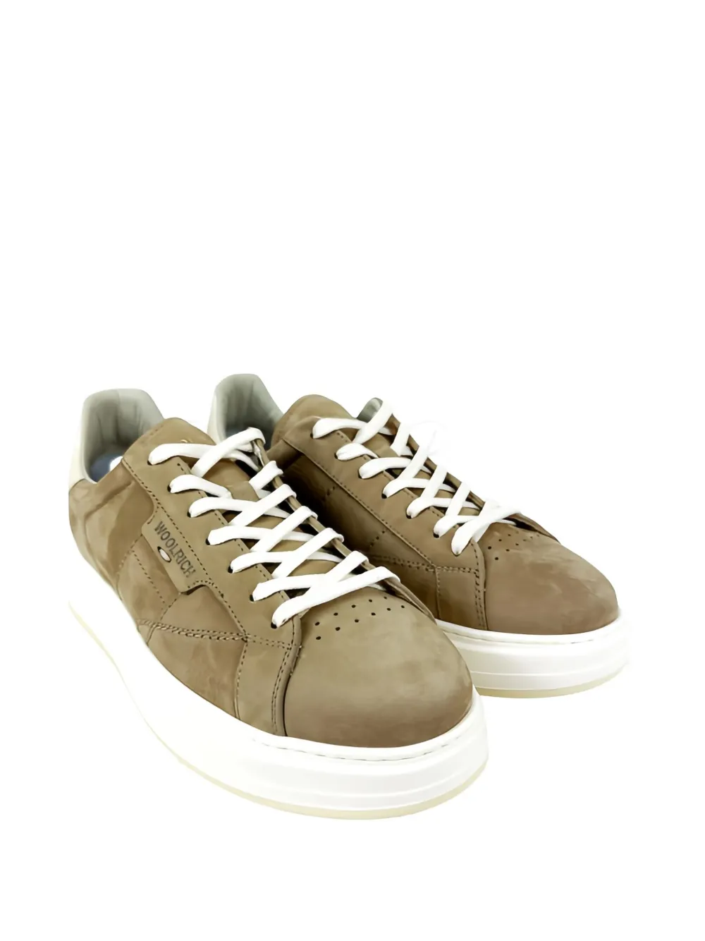 Woolrich leather platform sneakers | Low-Tops | Image 2