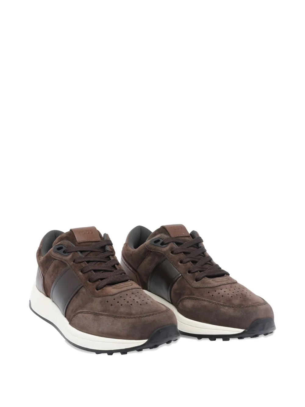 Tod's panelled sneakers Brown